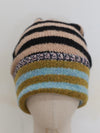 YANYAN KNITS 2025 Fall/Winter Collection - Brimless Knit Hat (YYK-YYW23-1553-PIN) - Two-tone Blue